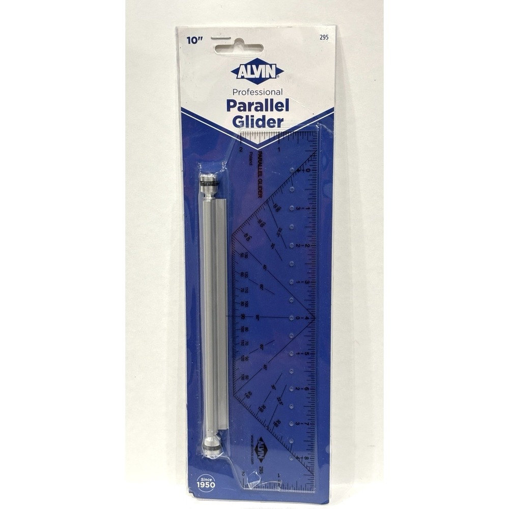 Alvin Professional Parallel Glider 10" Drafting Drawing Ruler Model 295 NIP
